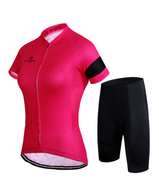 Traje Completo de Dama X-Tiger / Negro-Rosado / Talla "L"