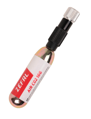 CO2 EZ Control + Cartucho 16g (Plata/Negro)