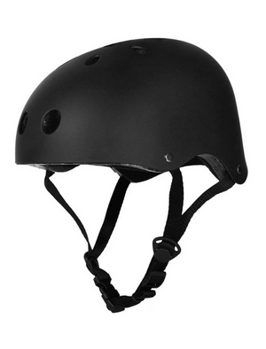 Casco BMX de Niño Negro Matte "L"