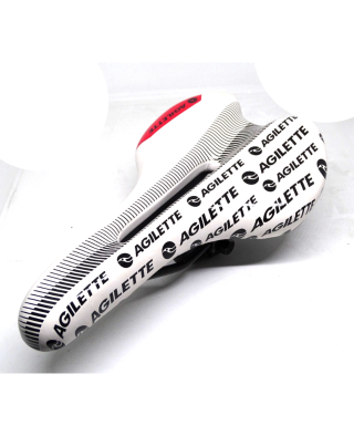 Asiento Agilette Prostatico (Blanco/Rojo) MTB