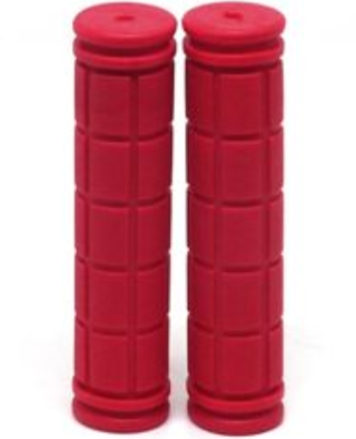Mangos Cuadros de Silicon (Rojo) - 120mm