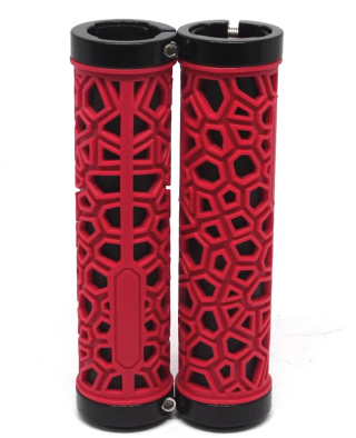 Mangos Perforados (Fondo Negro/Rojo) 130mm