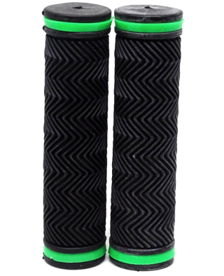 Mangos de Silicón (Verde/Negro) - Zig-Zag