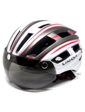 Casco Lixada (HT-22) Gris/Rojo
