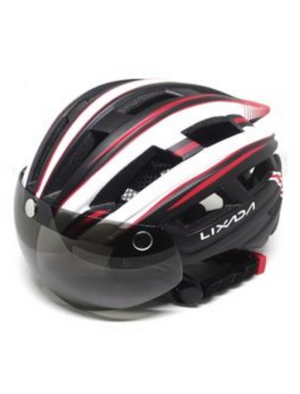Casco Lixada (HT-22) Negro/Rojo
