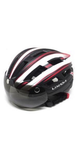 Casco Lixada HT 22 Negro Rojo