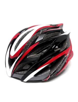Casco Lixada (JC-002) Negro/Rojo