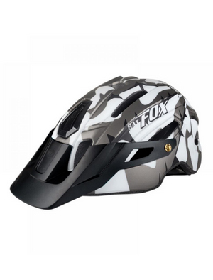 Casco Batfox (Gris-Blanco) MTB (Camo)