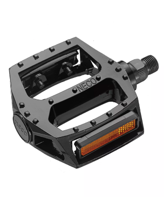 Pedales de Plataforma NECO de Aluminio (R/G) - Negro
