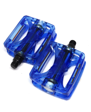 Pedales Transparentes - (R/G) - Azul Translucido