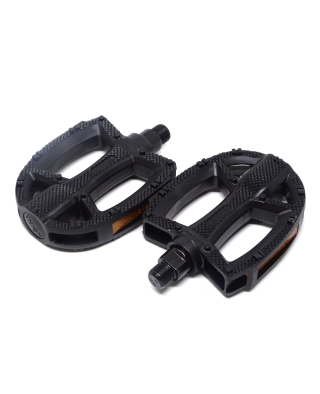 Pedales BMX de Plástico Xerama (R/G) - Negro