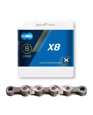 Cadena de 8 Velocidades KMC Reforzada con Cromo