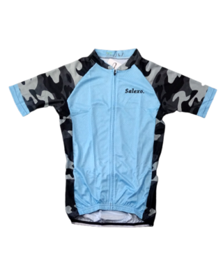 Traje Completo SALEXO / "L" - Celeste/Negro