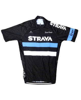 Traje Completo STRAVA / "M" - Negro/Blanco/Azul