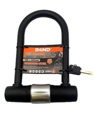 Candado Shind U-Lock / Acero Inoxidable con Llave