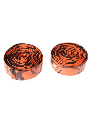 Cinta de Manubrio Zebra - Naranja/Negro