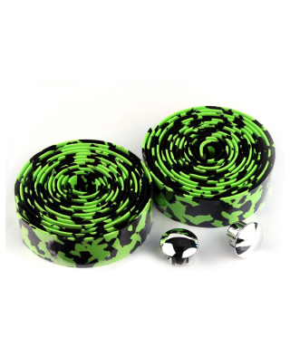 Cinta de Manubrio Zebra - Verde/Negro