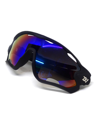 Lentes ZKY Policromáticos / V2 - Negro/Plateado