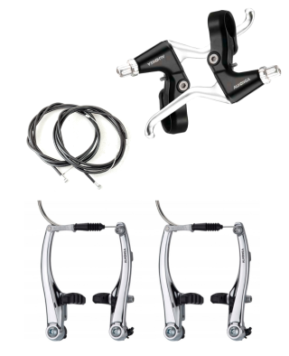 Juego Completo V-Brake Alhonga / Cromado