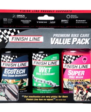 Finish Line Value Pack / Lubricante HÚMEDO / Desengrasante / Jabón Concentrado