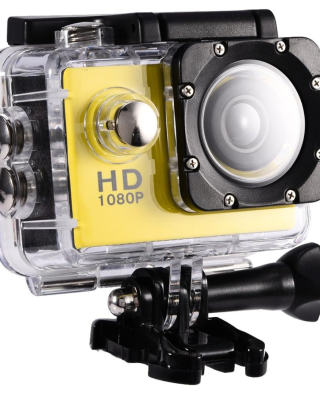 Kit de Cámara de Acción HD Sports (Amarillo)