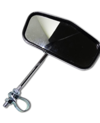 Retrovisores Rectangulares con Reflectivo Rojo / Cromados